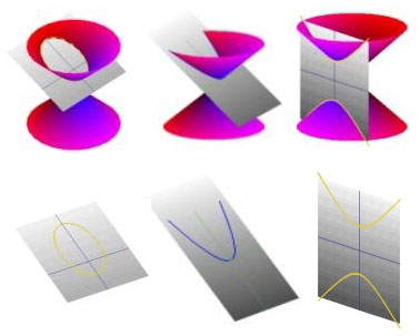 The conic sections