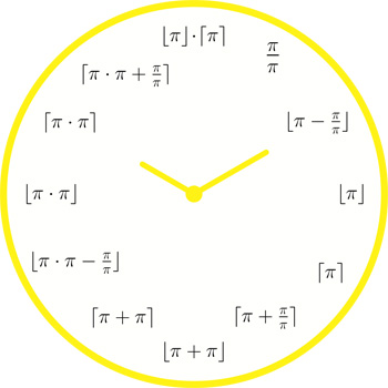 Pi clock