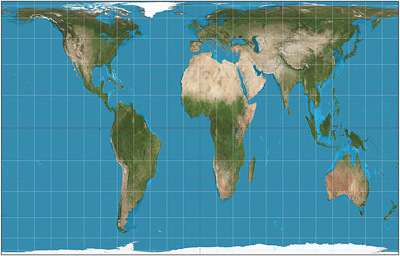 Gall-Peters projection 