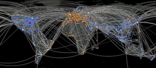 Geographic spread of disease
