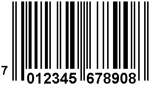 Sample EAN-13 bar code