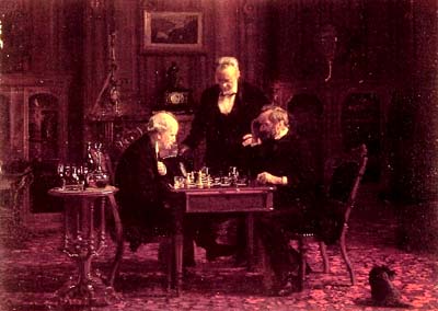 "The Chess Players", by Thomas Eakins