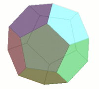 A dodecahedron
