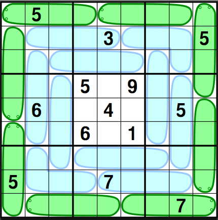 Worm sudoku