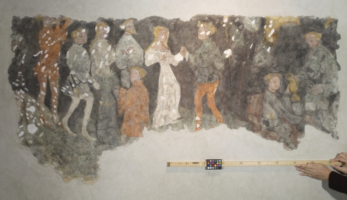 Part of the frescoes.