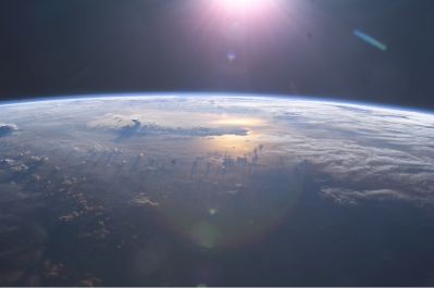 The earth seen from space