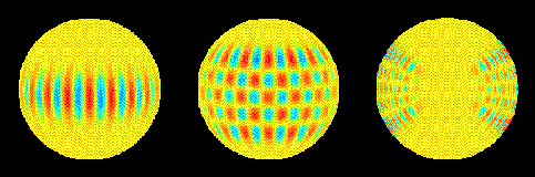 Figure 8: P-modes on the solar surface.