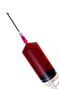 A syringe