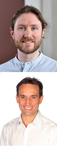 Trystan Leng (top) and Jonathan Read (bottom).