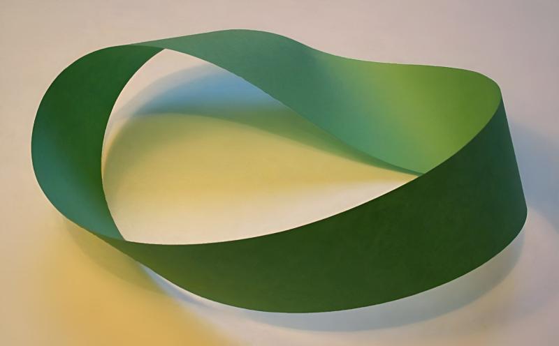 Green Möbius Strip