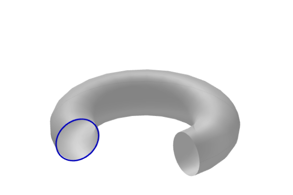 A torus cut open