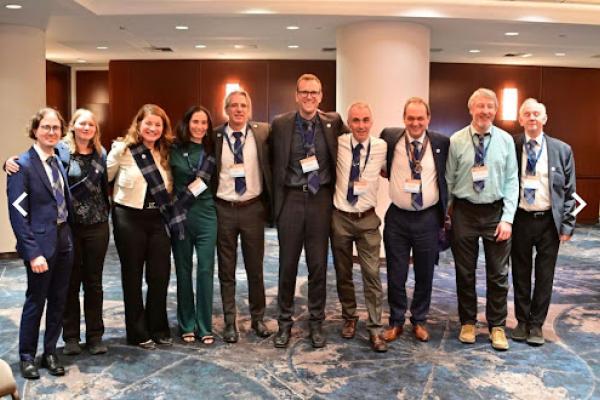 A group of people from the Glasgow/Dublin bid