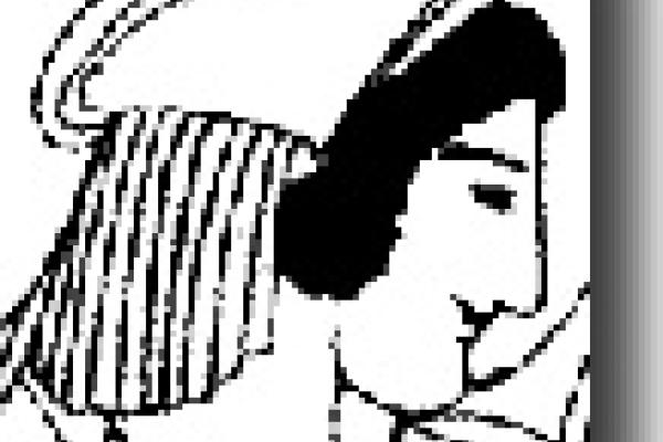 Line drawing of Helen of Troy