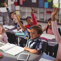 children in a classroom