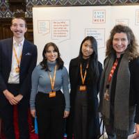 Maths4DL researchers and Baroness Freeman