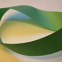 Green Möbius Strip