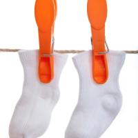 White Socks on a Clothes Line