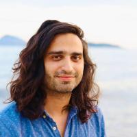 Julian Sahasrabudhe by the sea