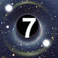 Blackhole with a 7 inside