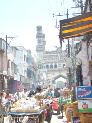 The old town of Hyderabad